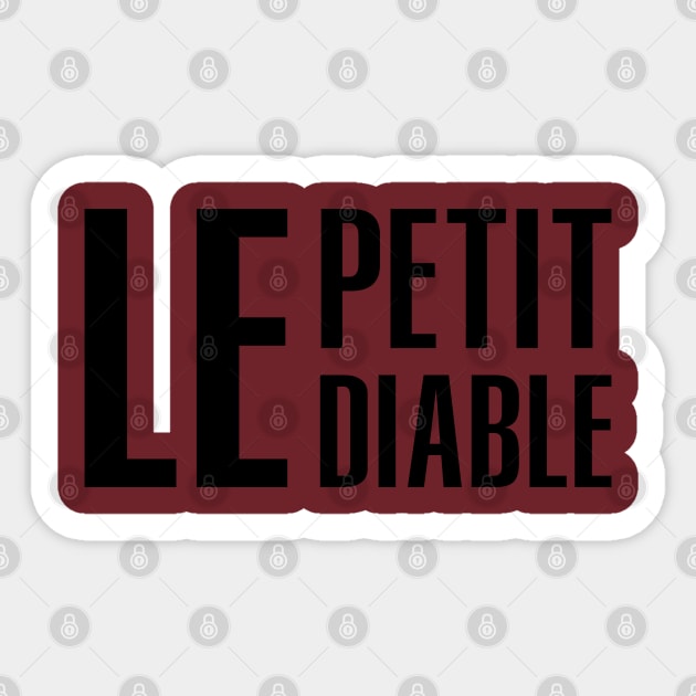 Le Petit Diable Sticker by sfajar